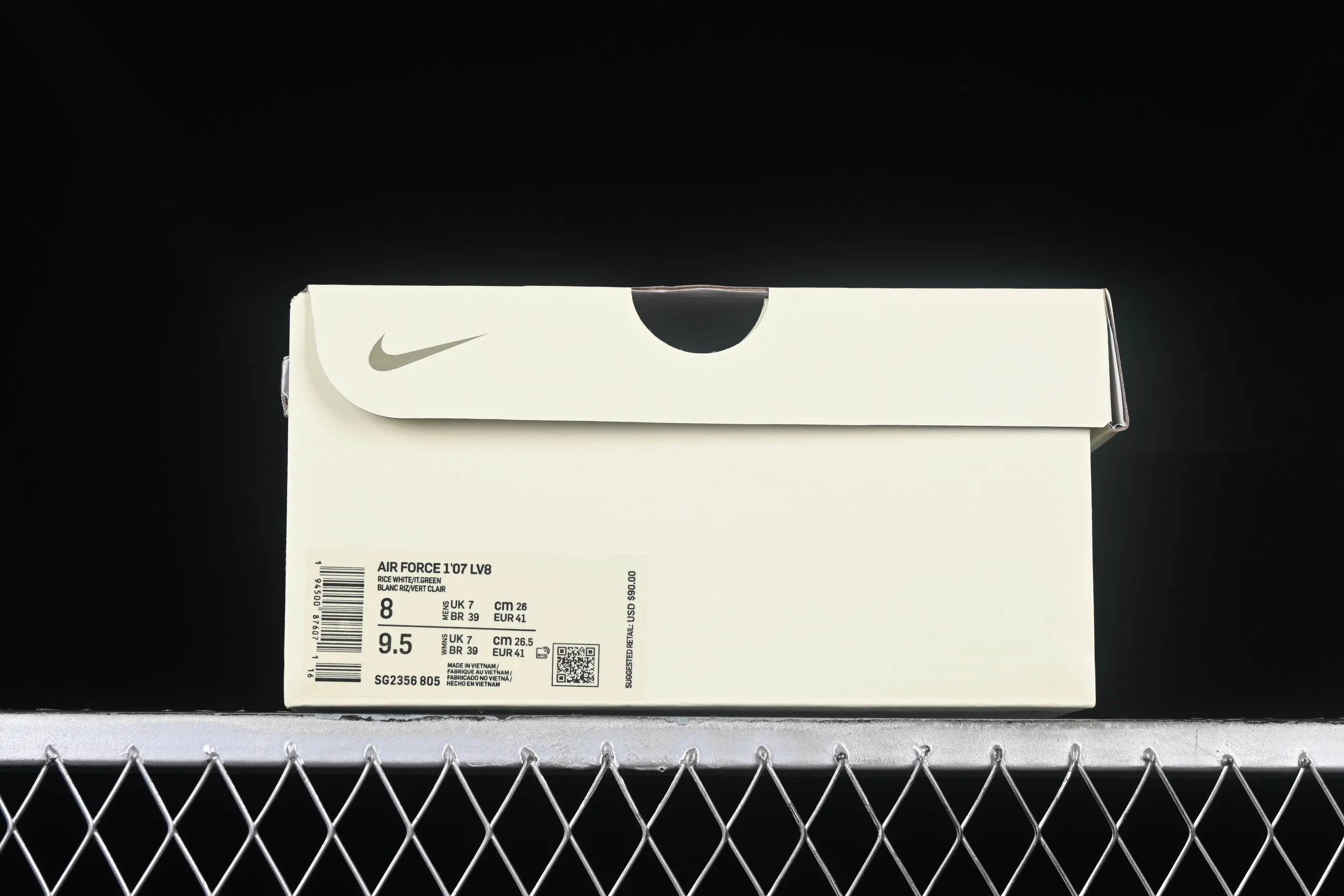 All categories Nk Air Force 1 Air Force series Nk Air Force 1 Mid Air Force mid-top Nk Air Force 1'07 Mid green pearlescent small hook Air Force One mid-top casual sneakers SG2356-805